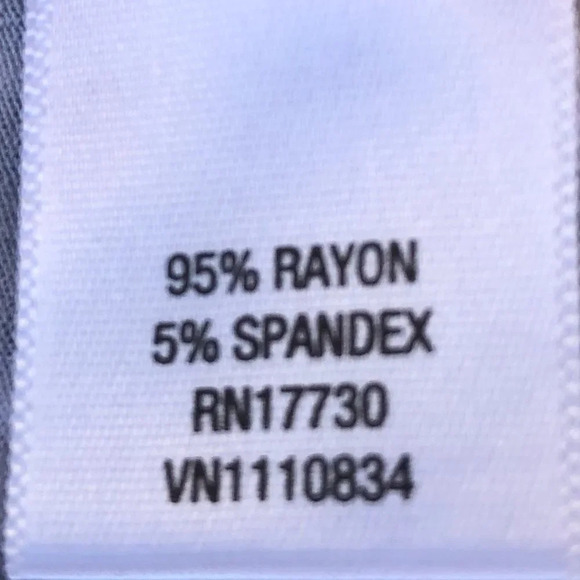 Merona Pull On Sleeveless V Neck Rayon Blend Dress Chocolate Brown + White Sz S - Picture 9 of 10